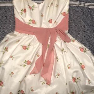 Betsey Johnson circa 2008 strapless evening mini dress